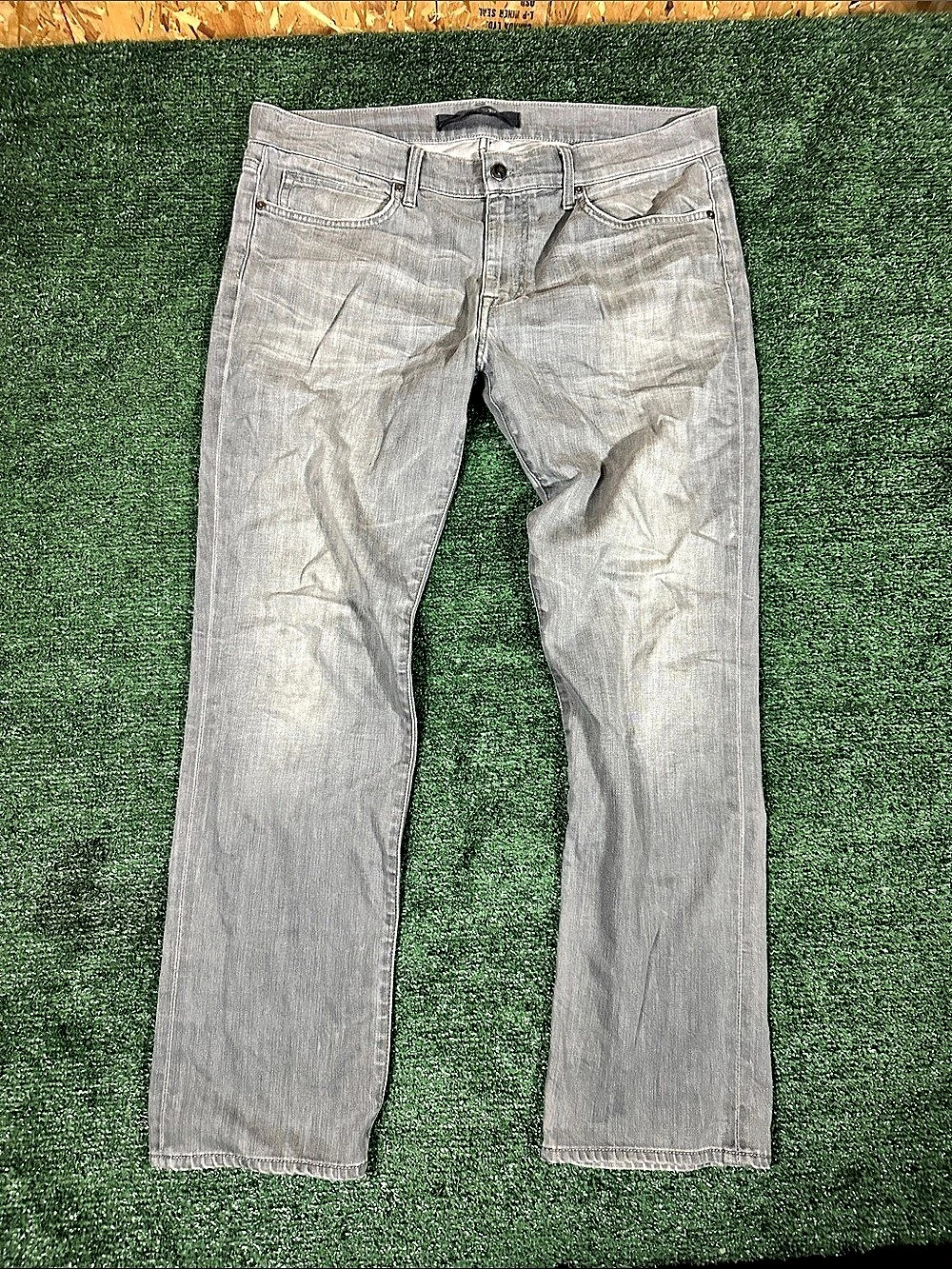 JOE'S Jeans Women's W38 Gray Wash Denim Straight Leg Jeans